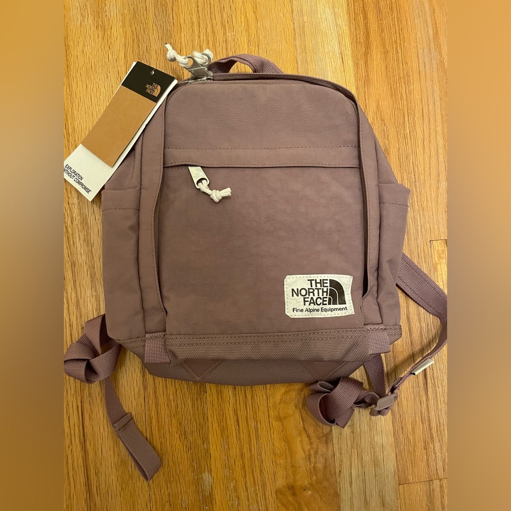 The North Face Berkeley mini backpack Fawn Grey NWT